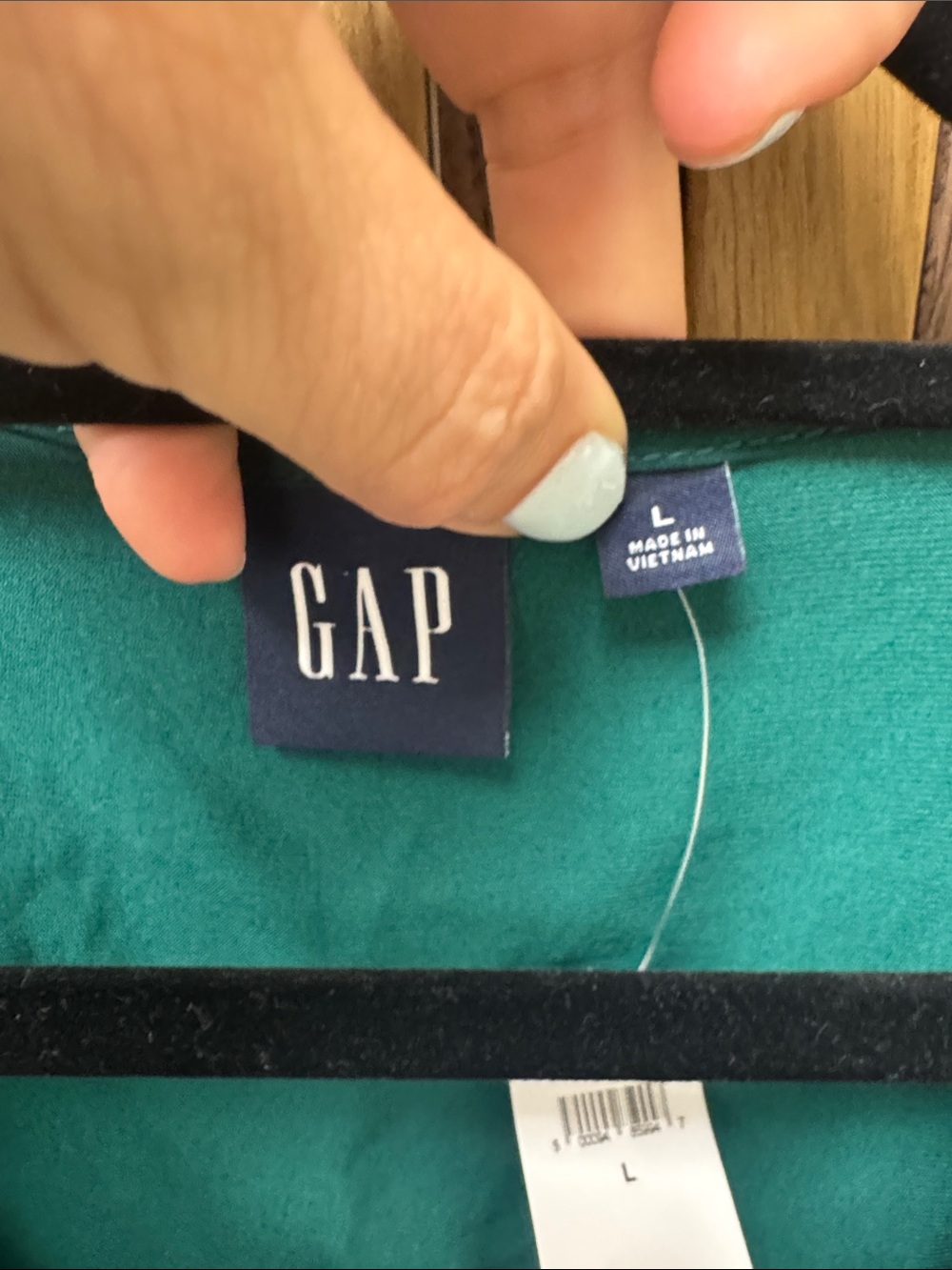 NWT Gap Blouson Cutout Maxi Dress in Green Pine, size L - Picture 4 of 7